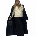 pantalone modello balloon alcantara